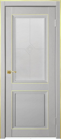 Мега двери Межкомнатная дверь Деканто ПО латунь, арт. 20479