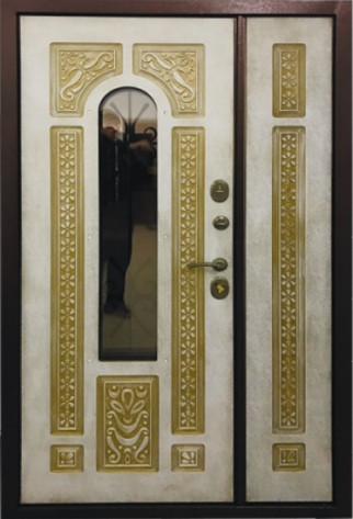 Бункер Входная дверь Лацио (двустворчатая), арт. 0003882